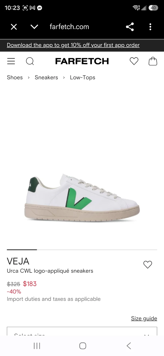 Brand new Veja Campo sneakers for sale Made in Brazil