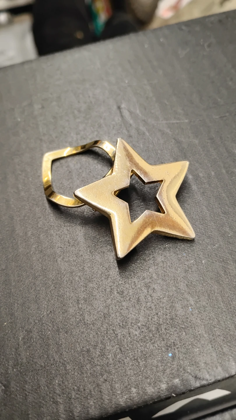 Set of 4 Decorative scarf clips