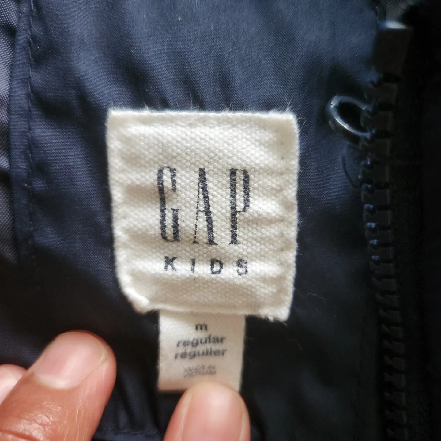 GAP Kids Puffer Vest Navy Blue Size M - photo 2