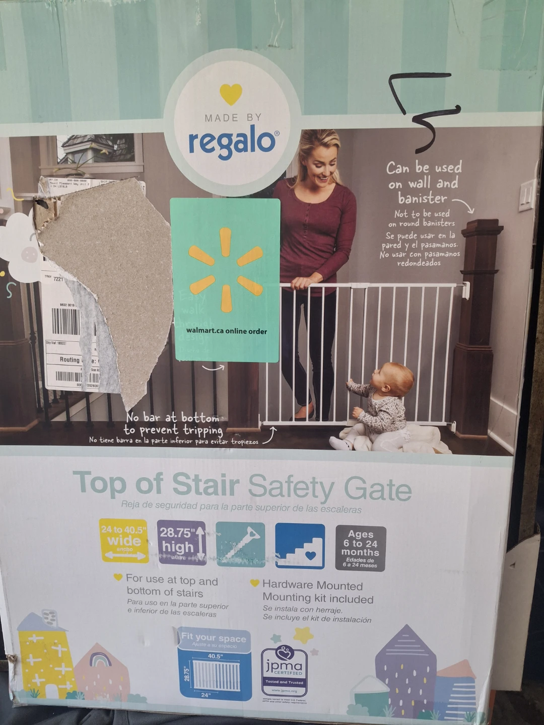 Regalo Top of Stair Safety Gate - photo 4