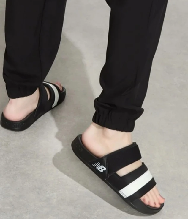 New Balance Black Slide Sandals - photo 3