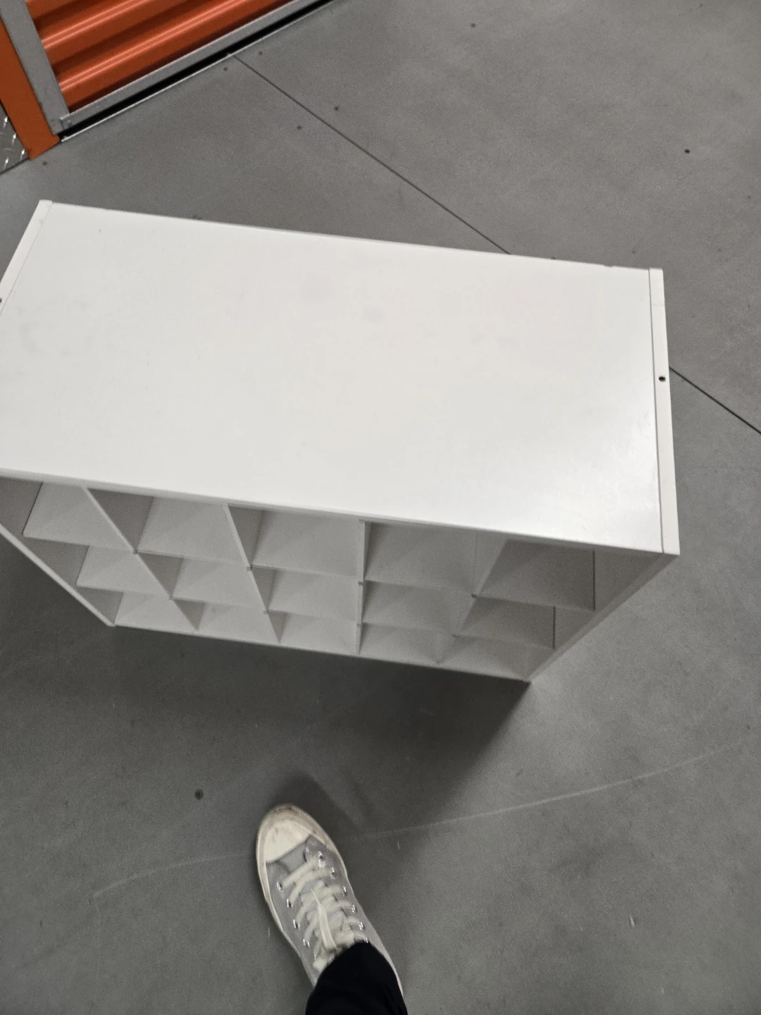 White Cube Storage Shelf Organizer - photo 5