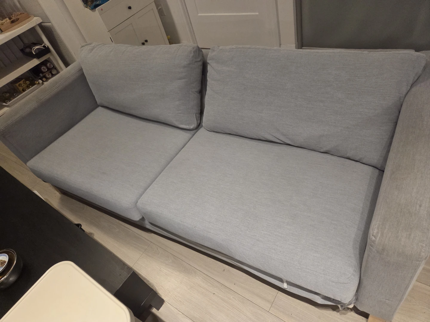 Grey Loveseat Sofa - photo 3