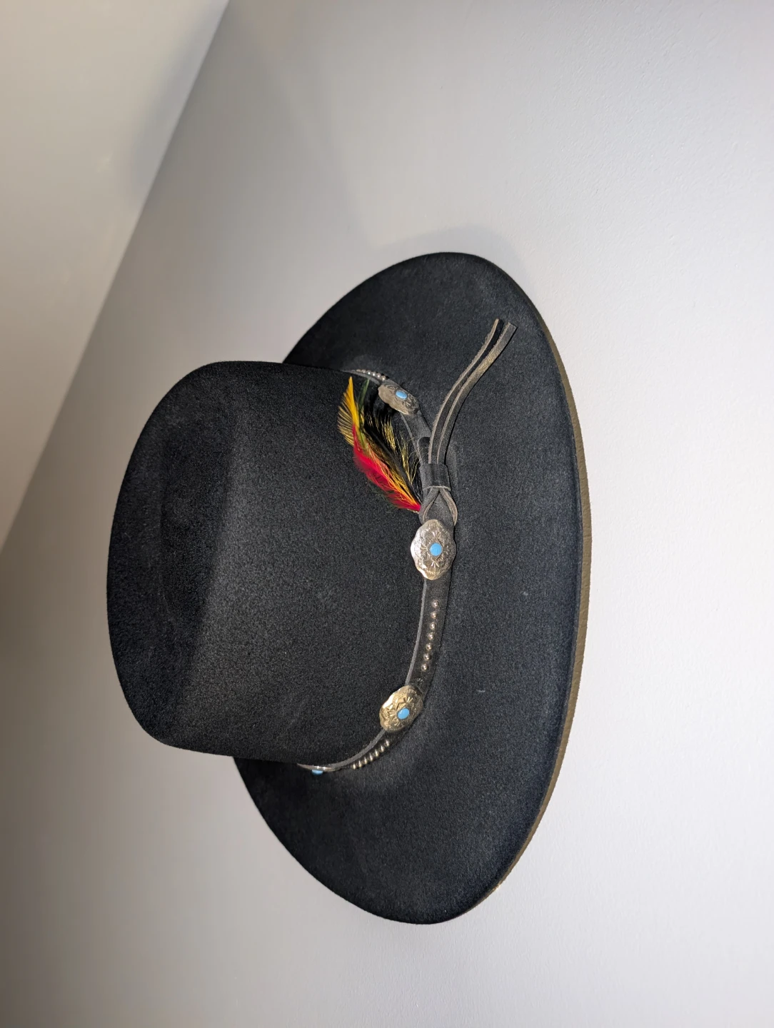 Stetson Black Fedora Hat Medium