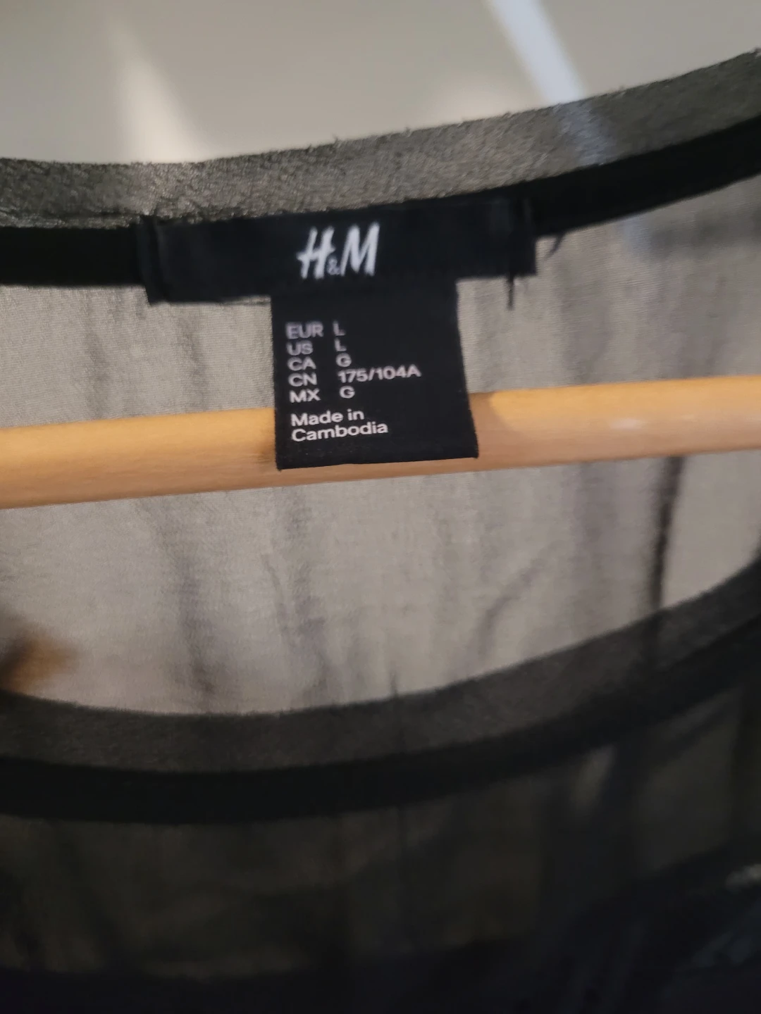 H&M Black Lace Trim Tank Top - photo 2