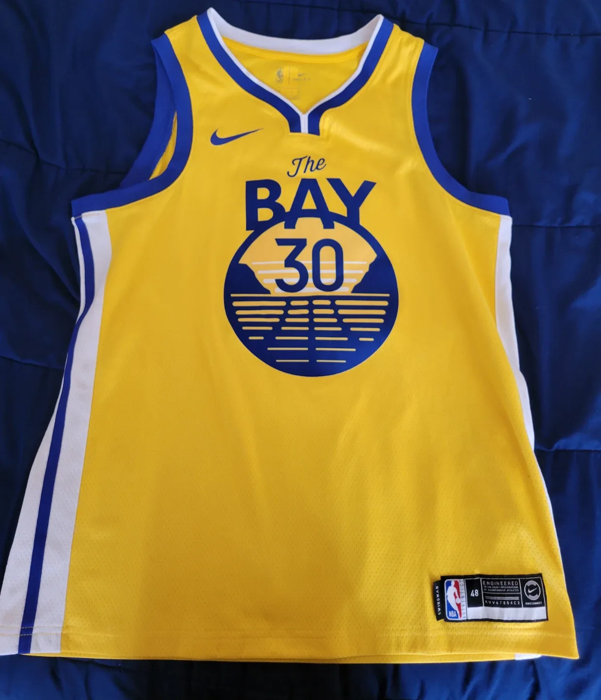 Golden State Warriors Stephen Curry #30 "The Bay" Jersey