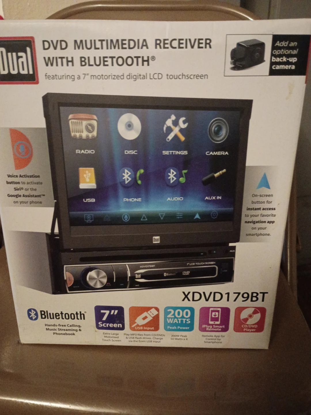 DUAL XDVD179BT 7" Multimedia Receiver with Bluetooth