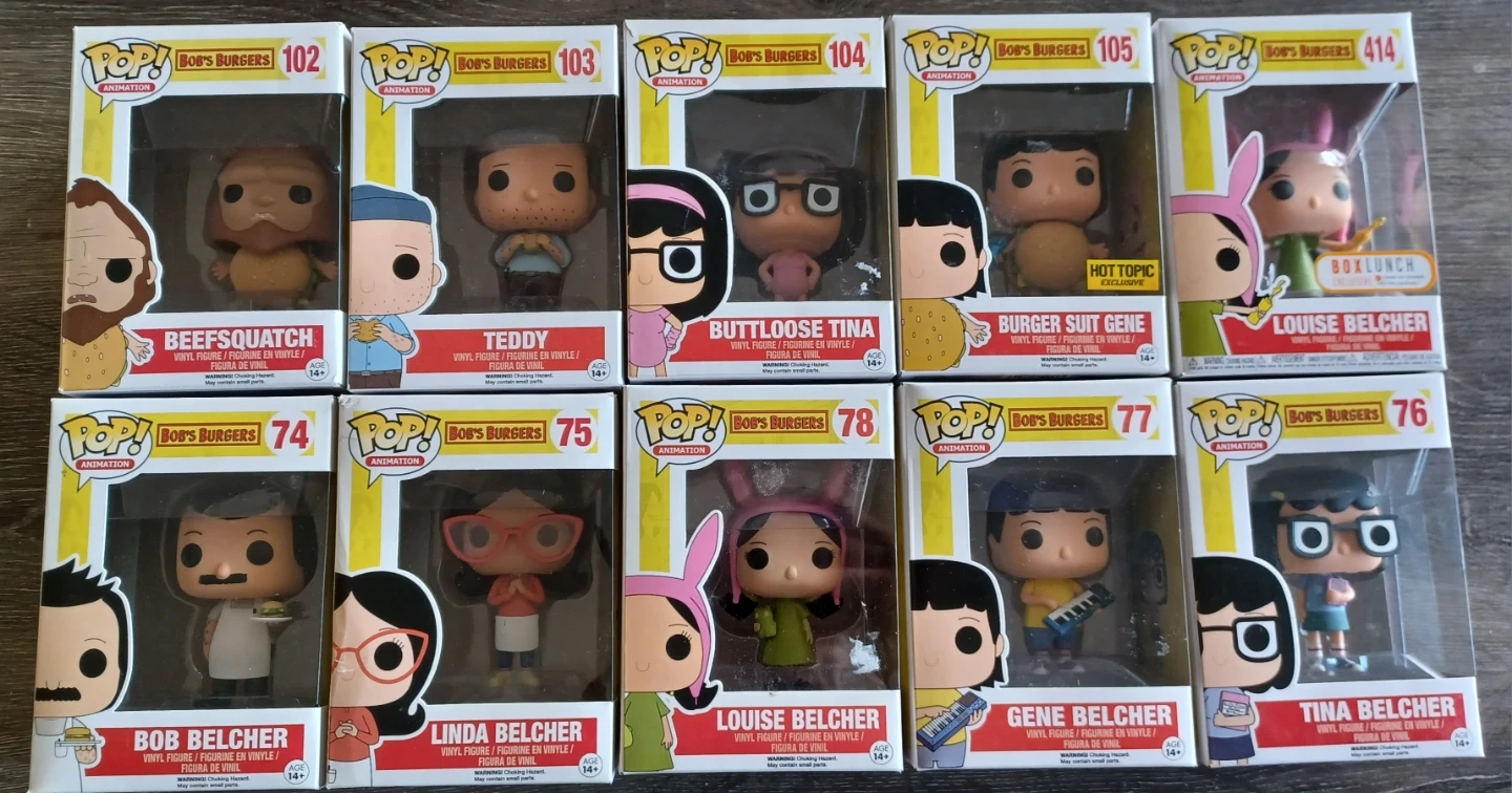 Funko Pop! Bob's Burgers Figures