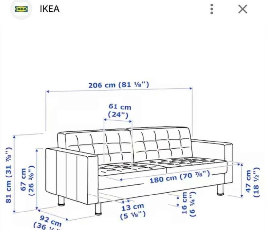 Ikea morabo sofa - free delivery - photo 3