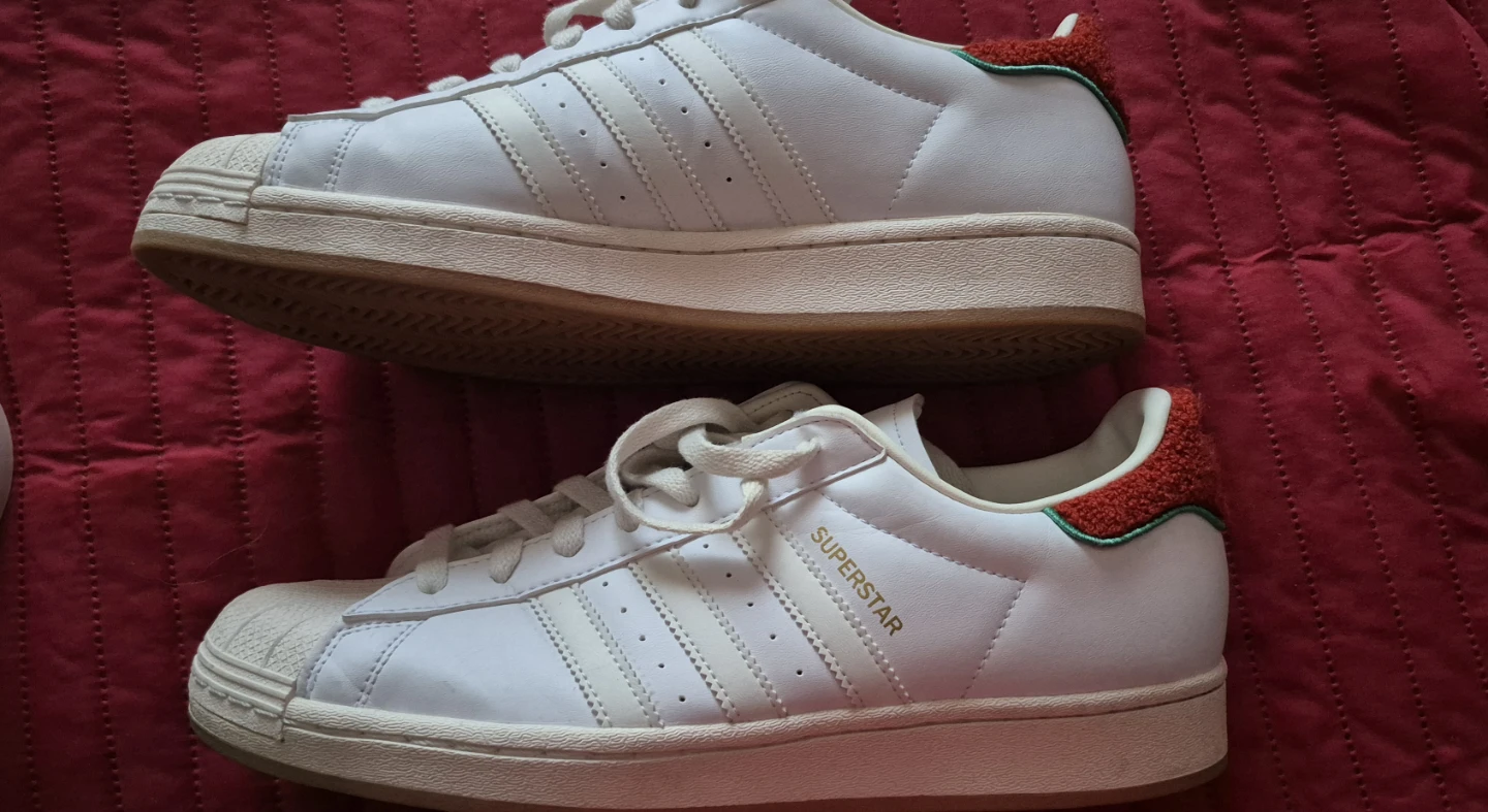 Adidas Superstar White Red Green - photo 3