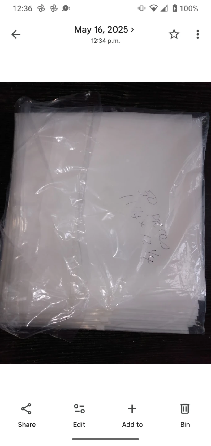 New vinyl ziplock Bags - 2 sizes  in 50 packs - photo 3
