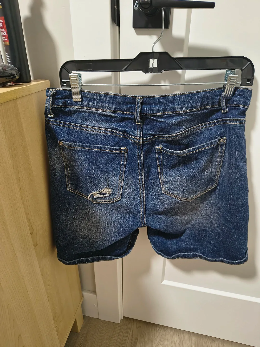 Long Jean shorts - photo 4