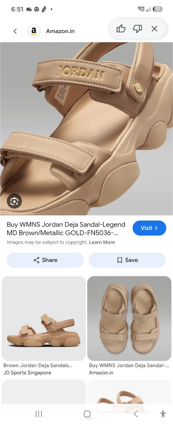 Jordan Deja Sandals - Beige - photo 5