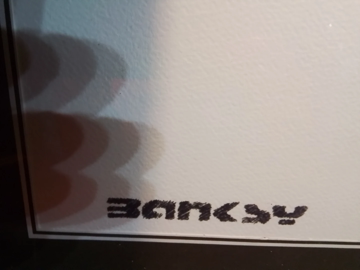 Framed Banksy "Snowman" Print - photo 4