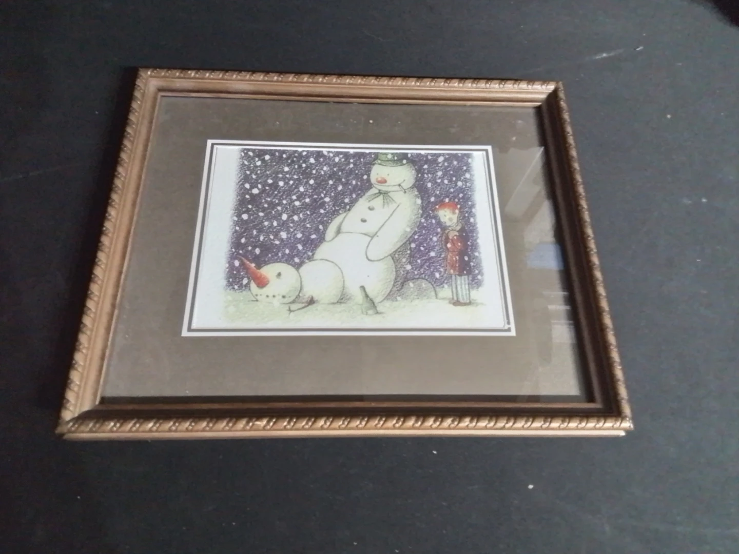 Framed Banksy "Snowman" Print - photo 5