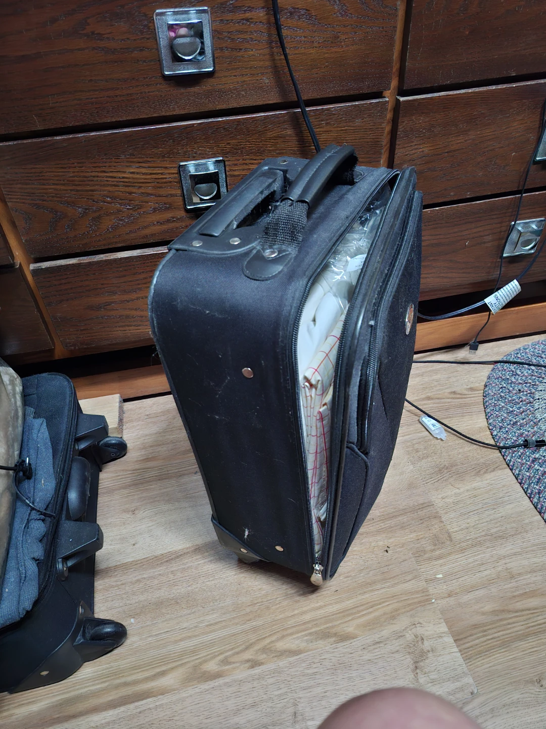 Black Jet Set Carry-On Luggage - photo 4