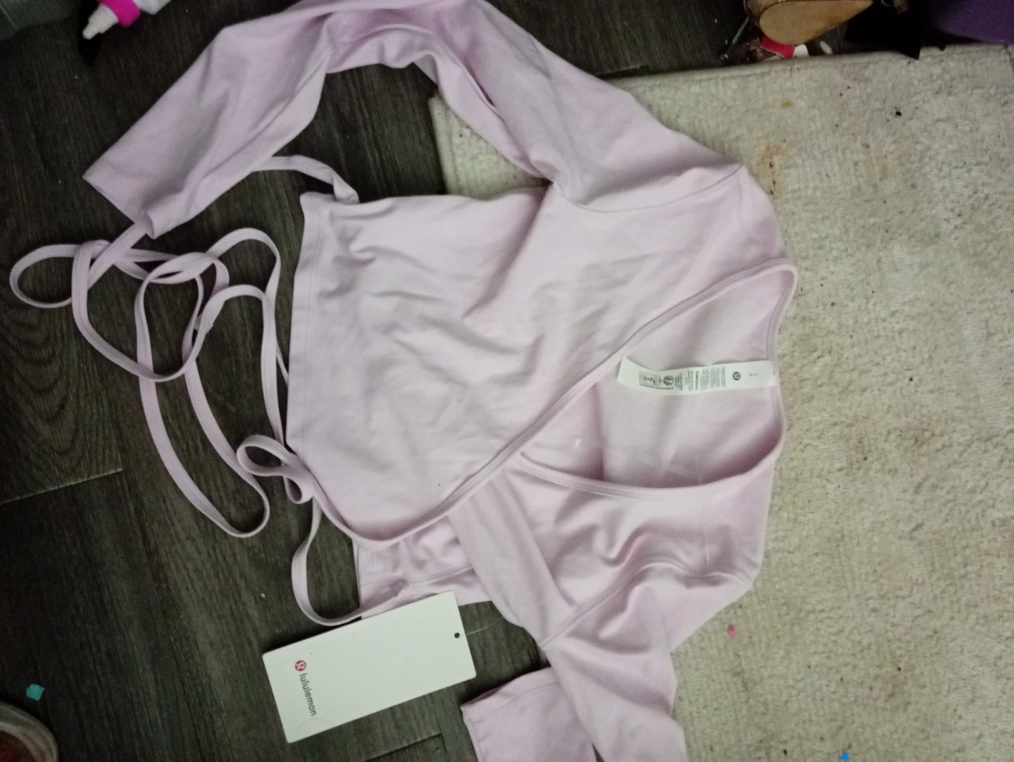 New Lululemon Ballet Wrap Top size small with tags,  retail $100