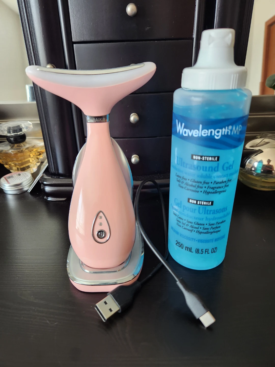 RAIKO Neck Massager with Ultrasound Gel