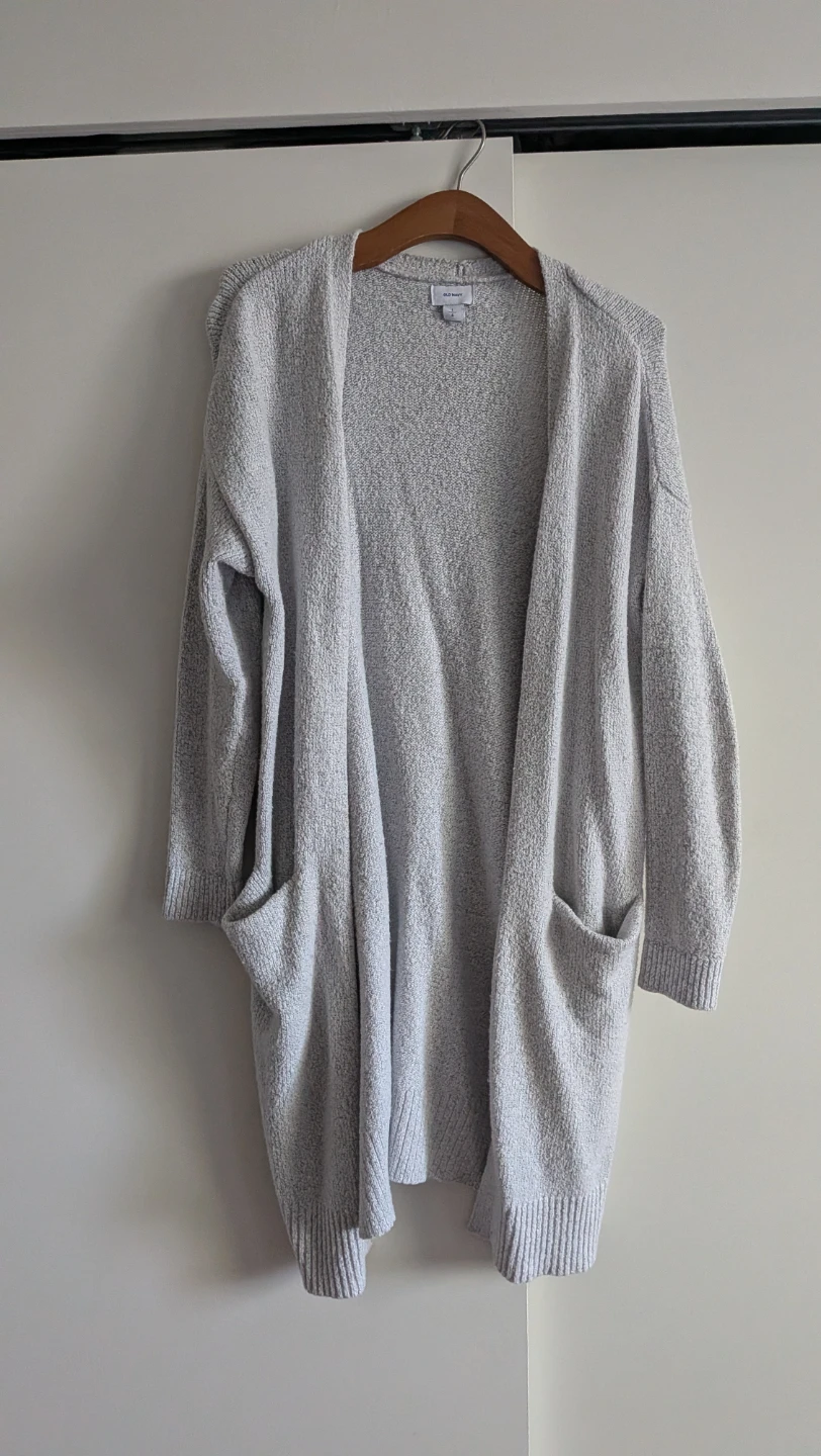 Old Navy Grey Cardigan Sweater - Size L