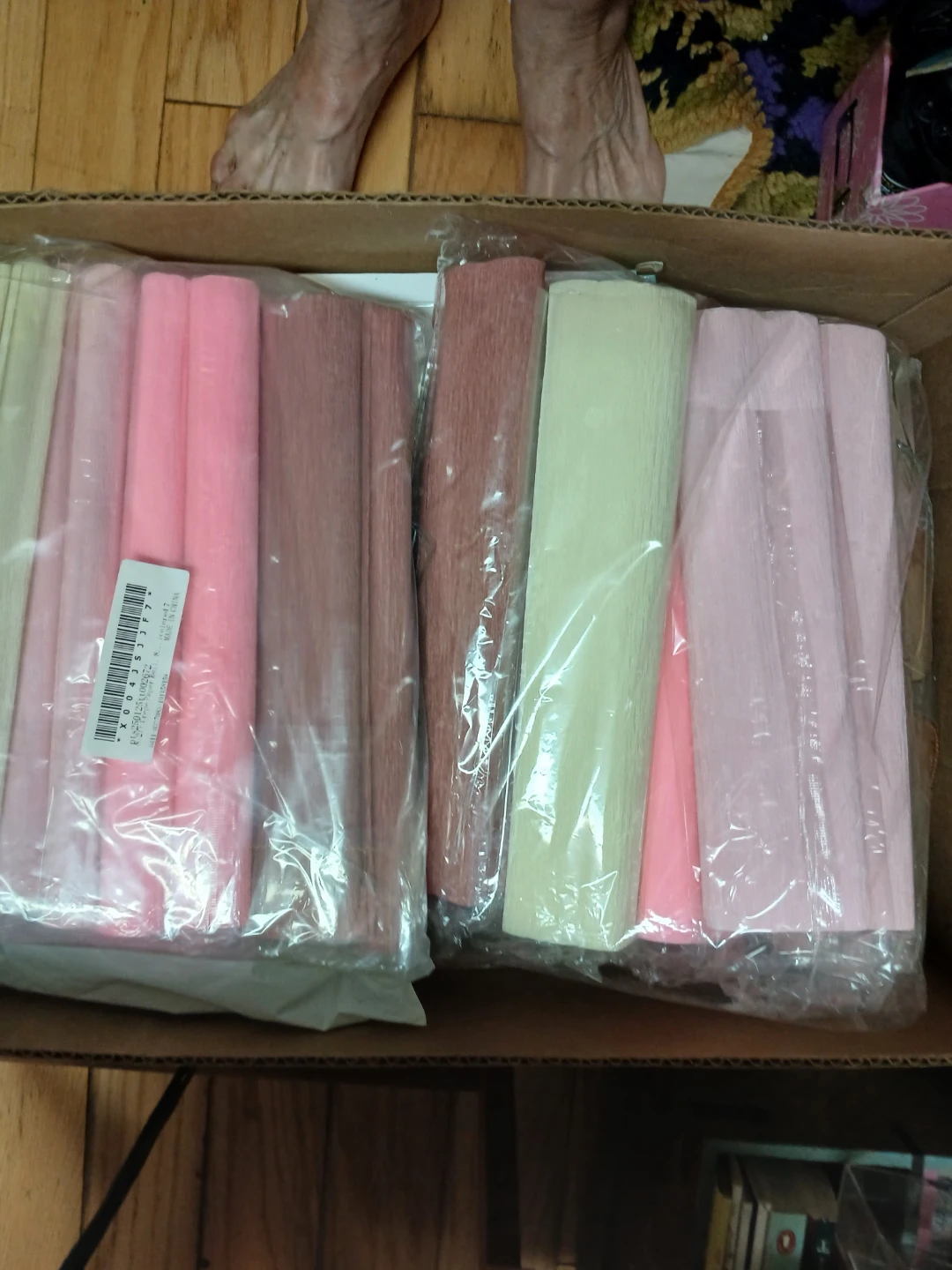 Crepe Paper Rolls Assorted Colours