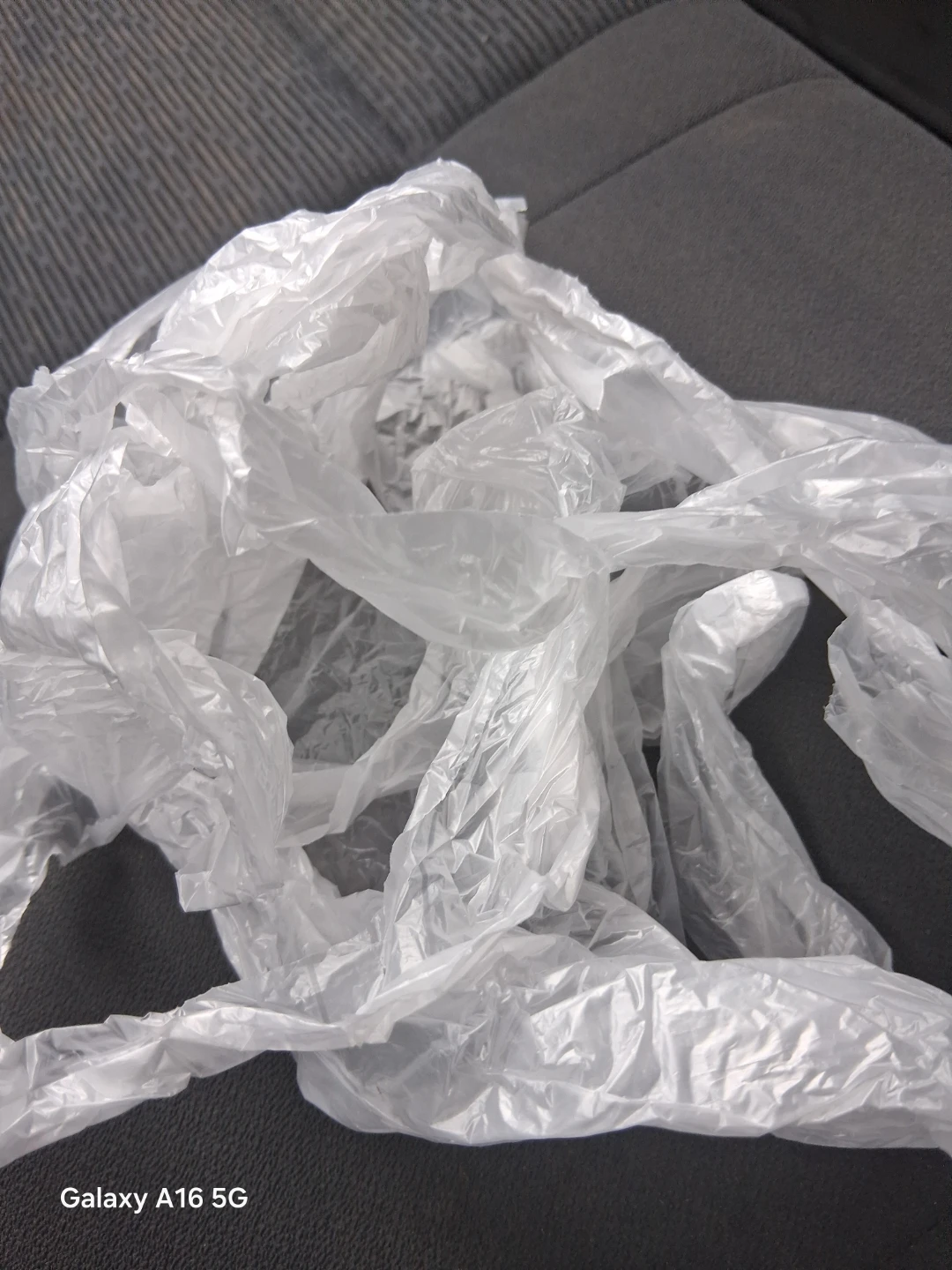 Bundle of plastic bags