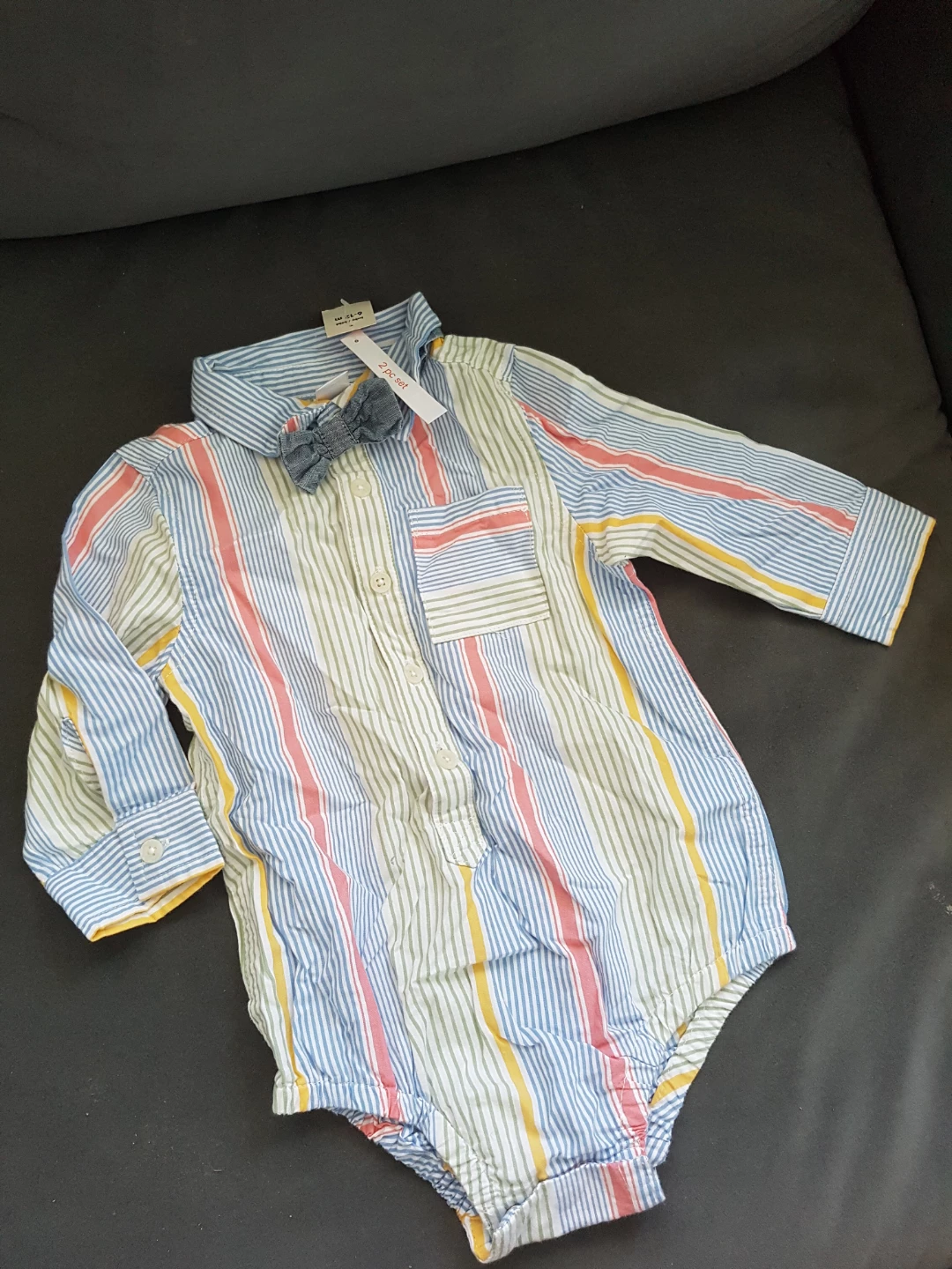 Joe Fresh Baby Bodysuits 3 Pack 0-3month, 6-12 - photo 3
