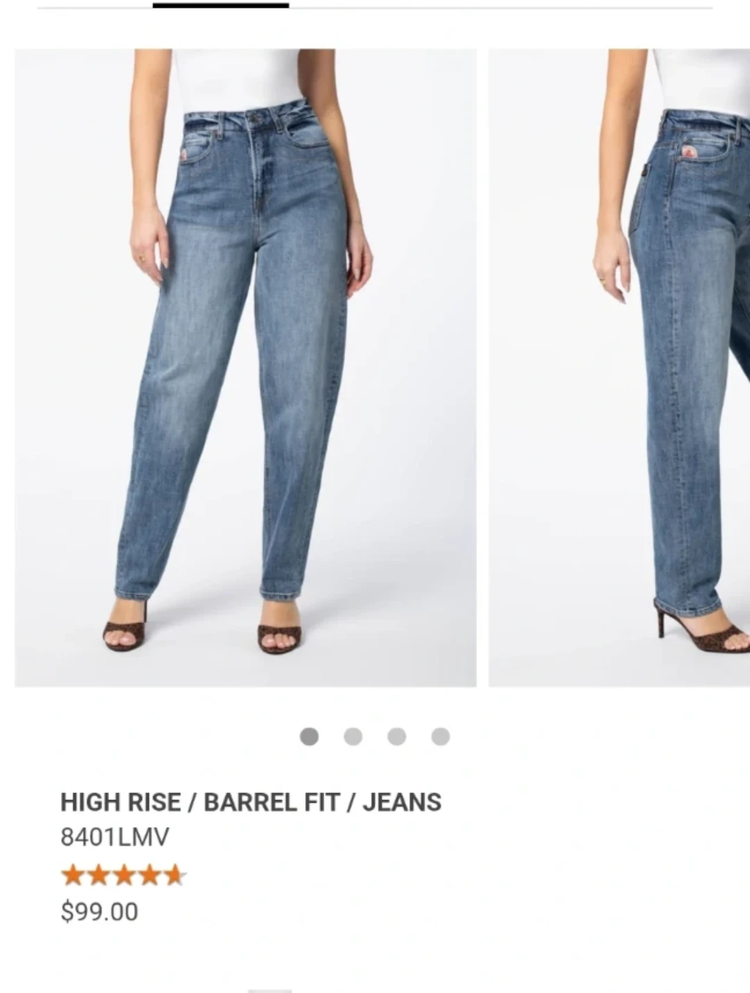 Parasuco High Rise Barrel Fit Jeans - photo 4