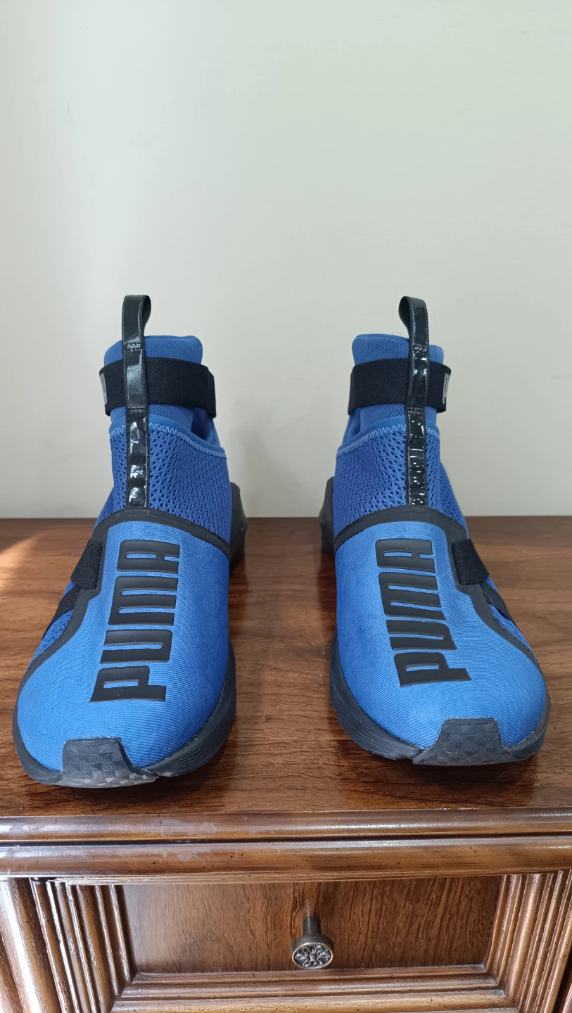 Puma Blue High-Top Sneakers