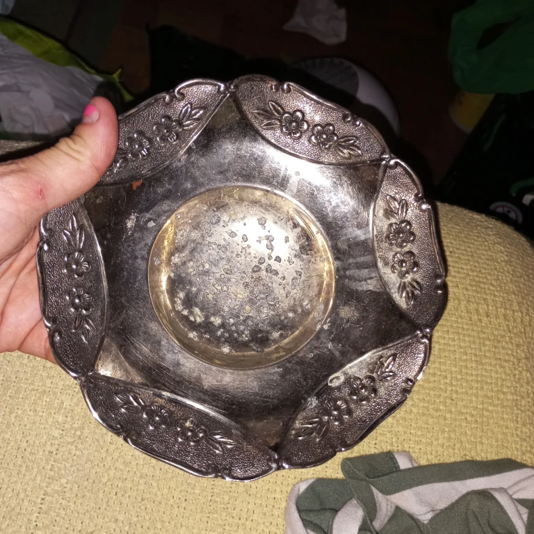 Decorative Metal Bowl vintage