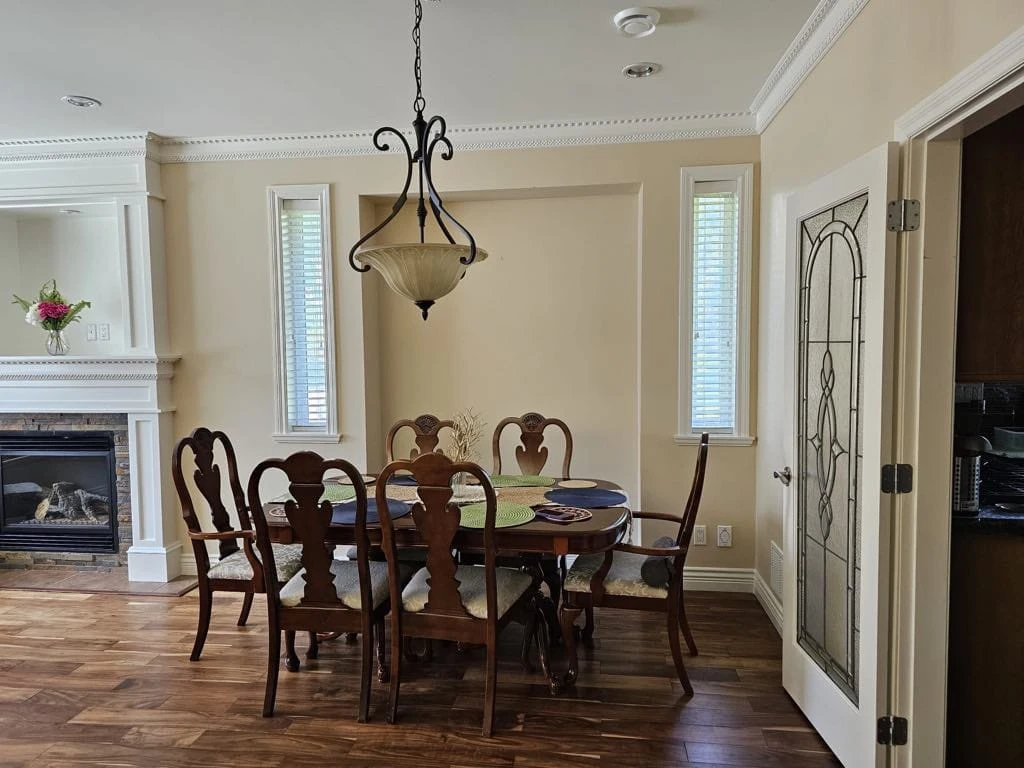 Wooden Dining Table and Chairs Set
