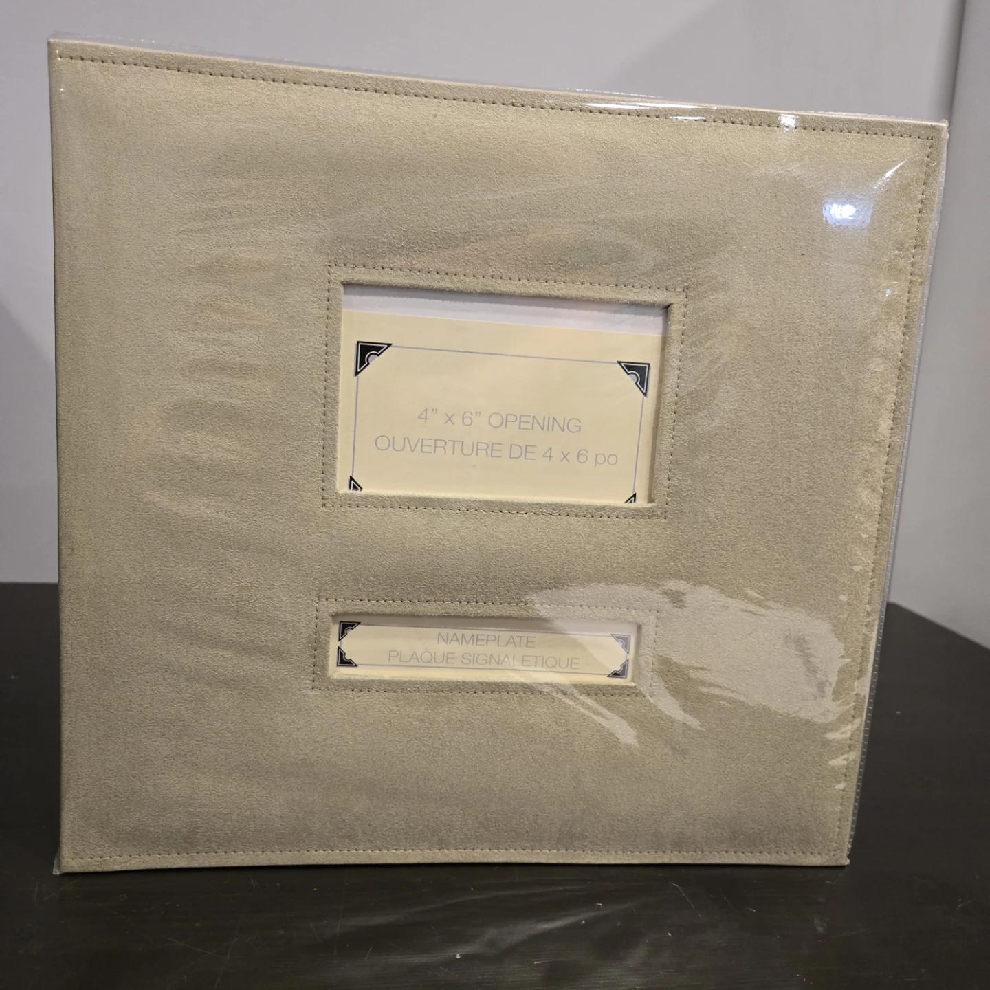 12x12 Sage Faux Suede Scrapbook