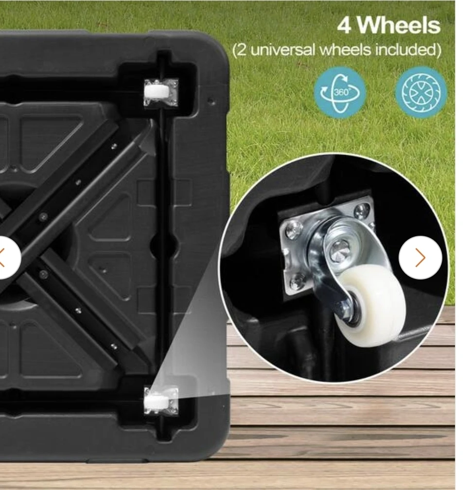 Cantilever Umbrella Base with 4-Wheels - photo 2