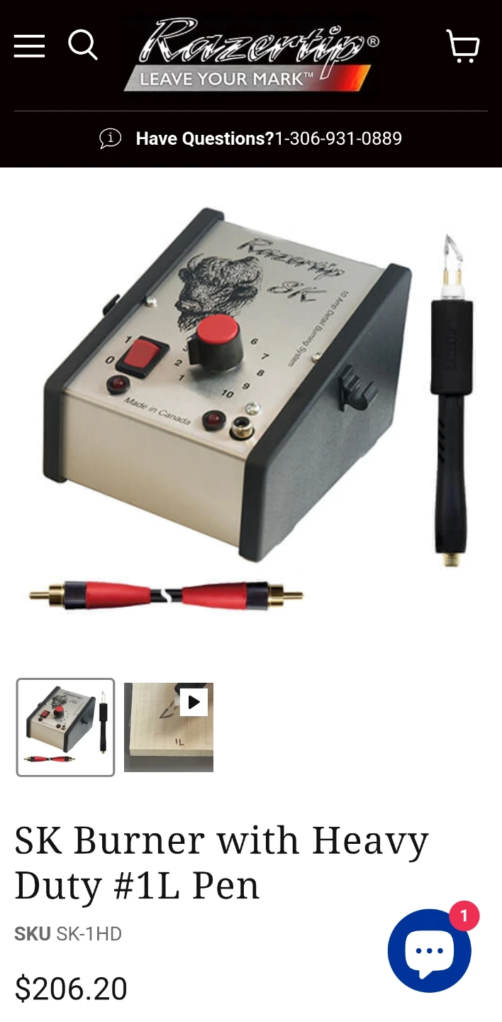 Razertip SK Heavy Duty Woodburner with 2 pens