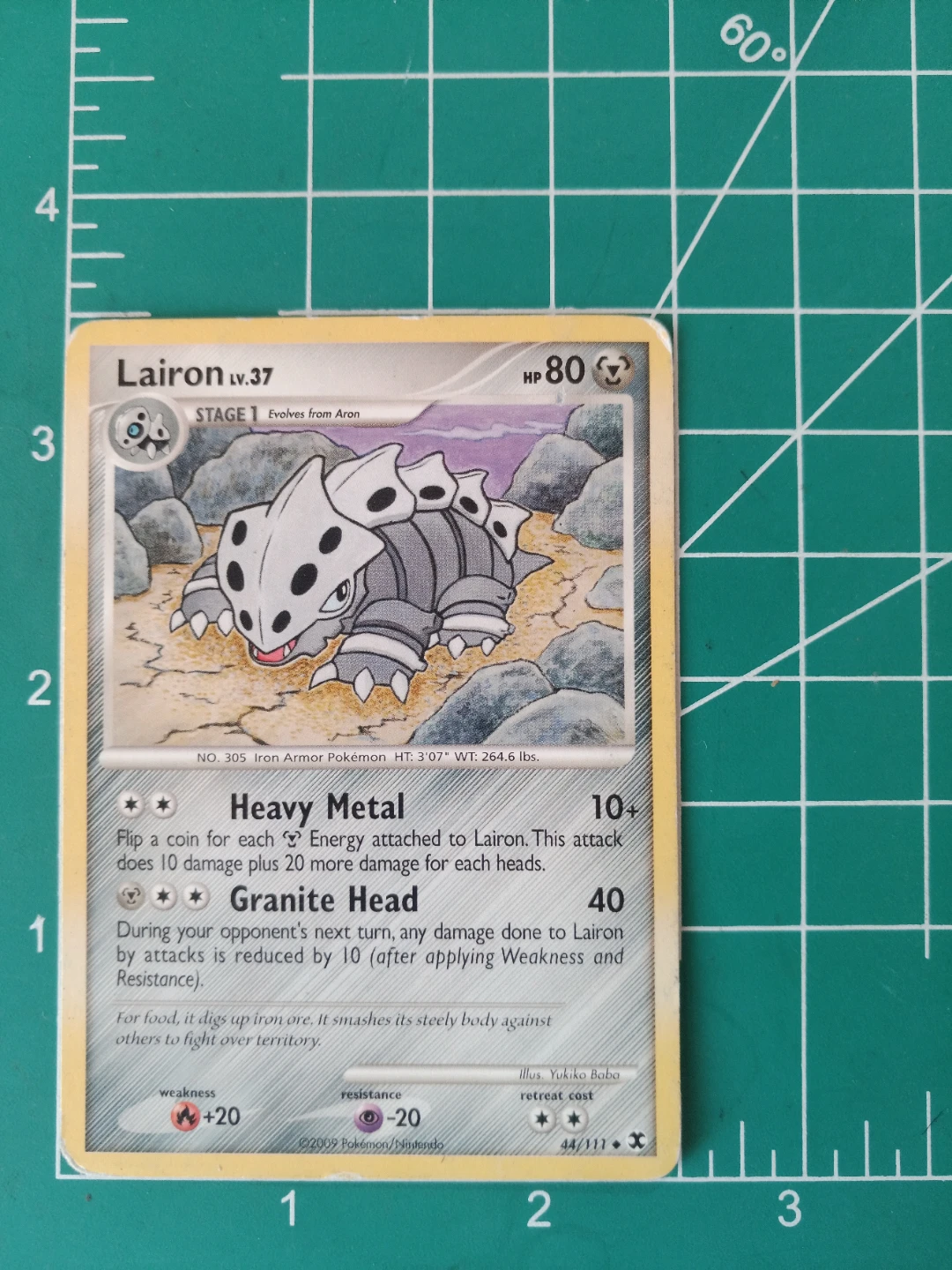 Pokemon Lairon LV.37 Card 44/111