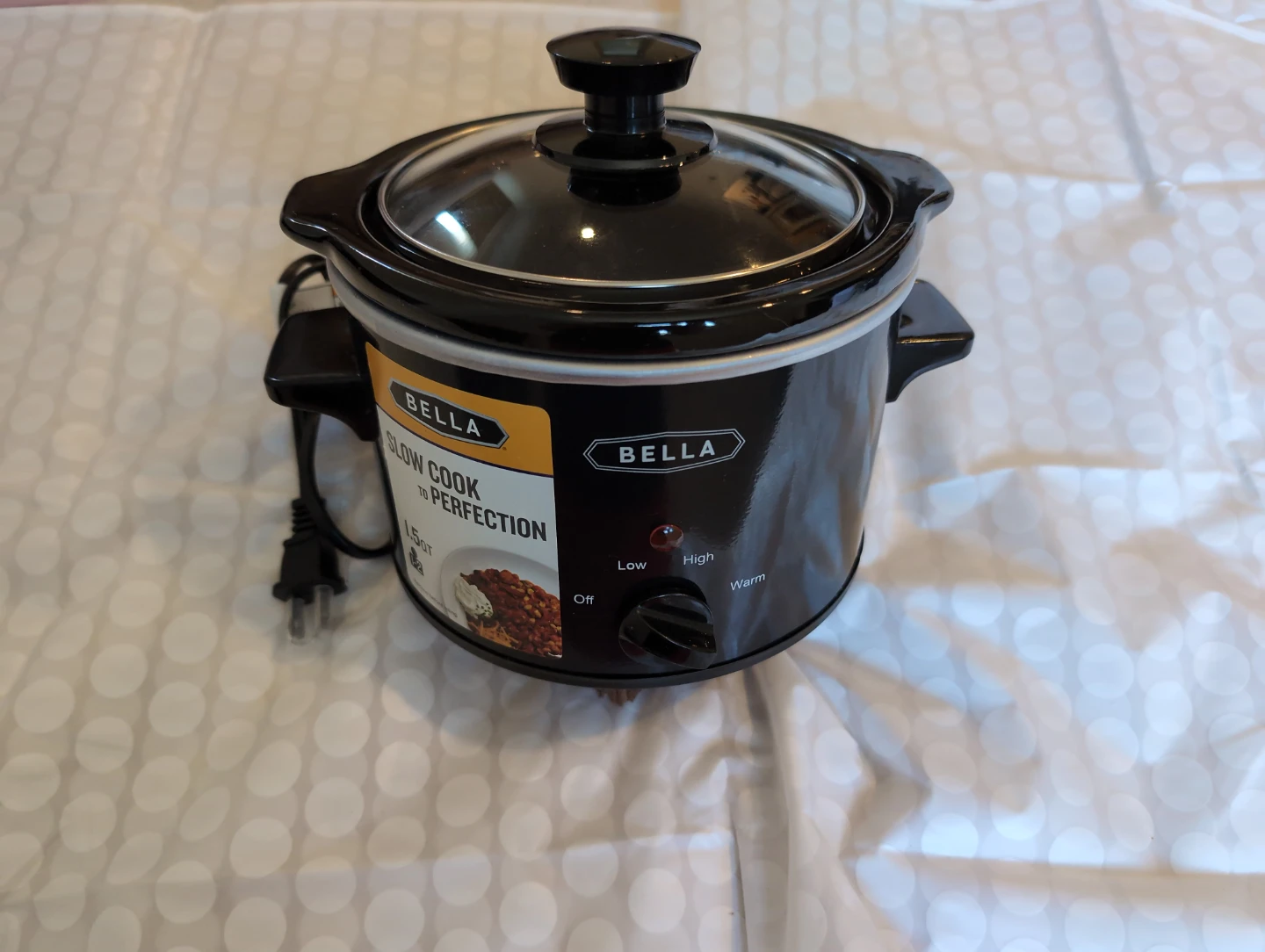 BELLA 1.5 Qt Slow Cooker