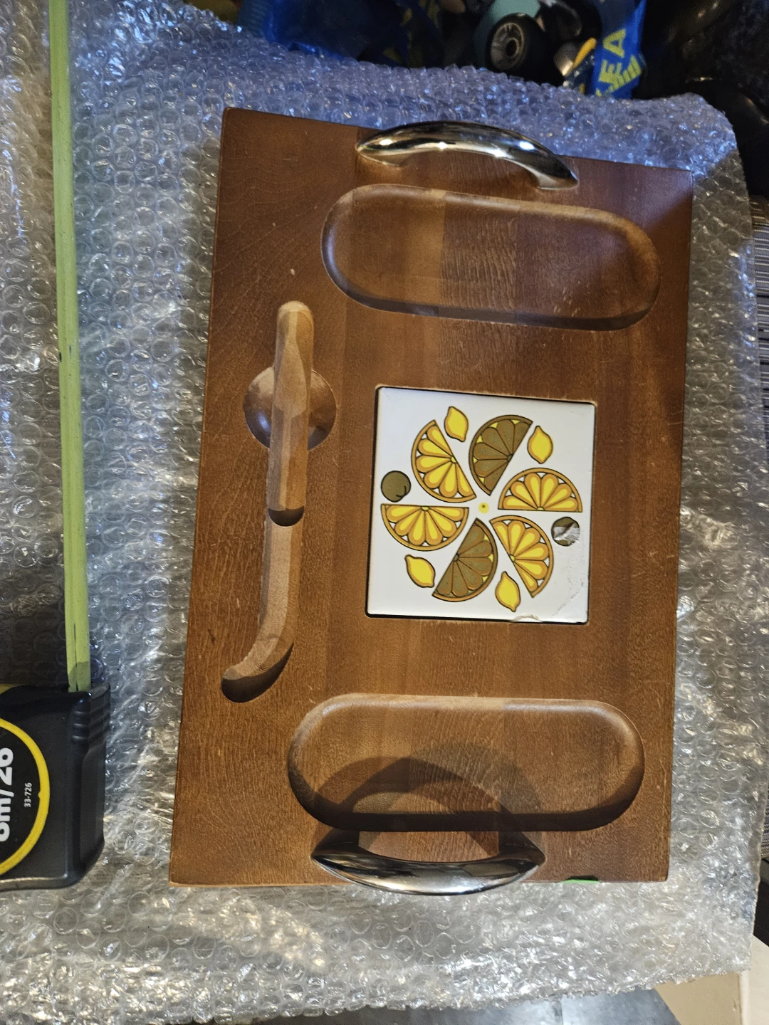 Vintage Baribocraft Cutting Board with Citrus Tile - photo 2