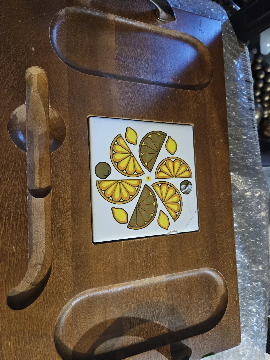 Vintage Baribocraft Cutting Board with Citrus Tile - photo 4