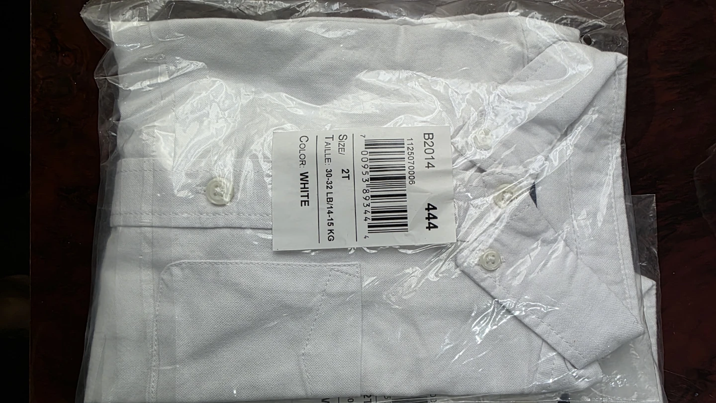The Children's Place White Long Sleeve Button-Up Shirt - Size 2T