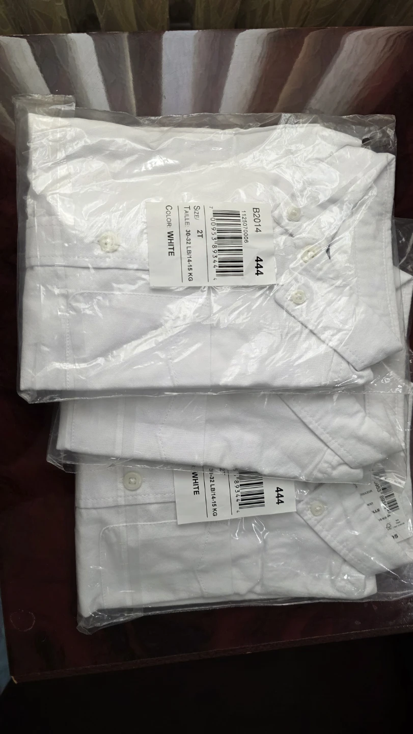 The Children's Place White Long Sleeve Button-Up Shirt - Size 2T - photo 2