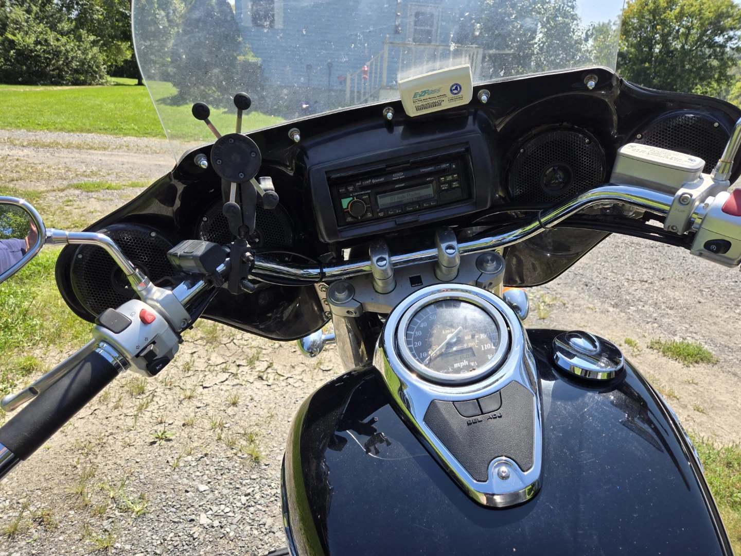 Black Suzuki Boulevard C50 Motorcycle - photo 4