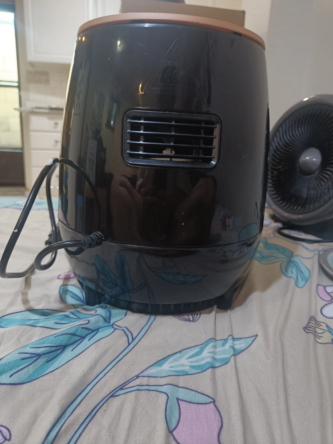 Black Air Fryer with Copper Accents - photo 4