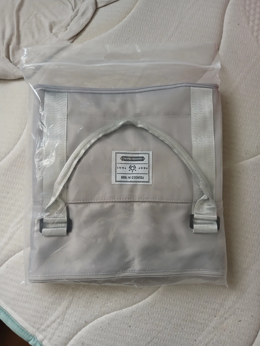 Fashion Travel Gray Tote Bag - photo 2