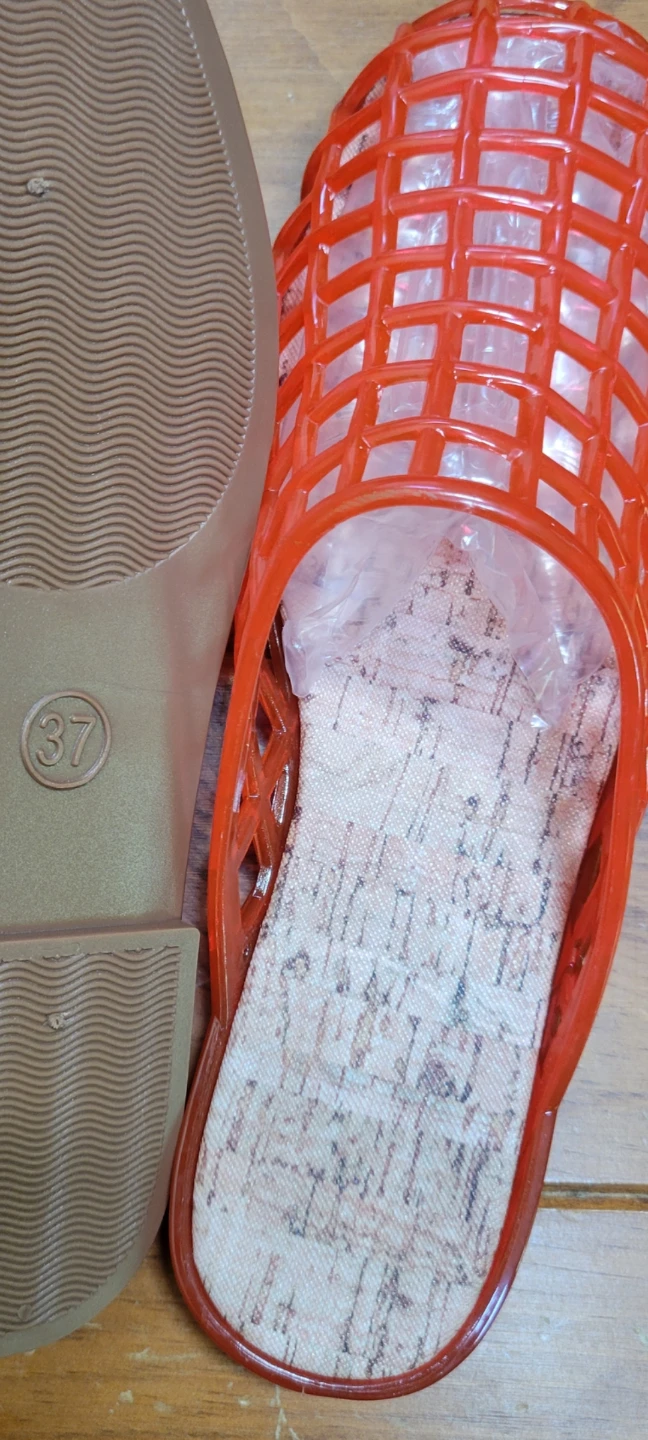 Brand new Red and/or White Jelly sandals - photo 3