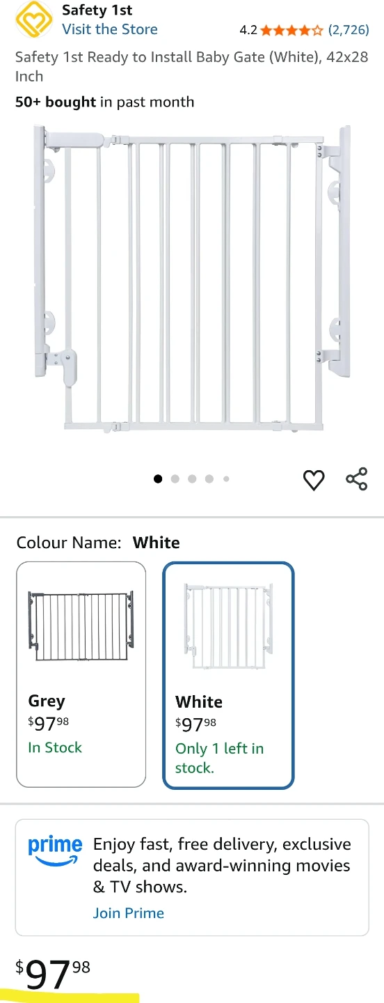 Safety 1st Ready Baby & Pet Gate - New (Never Installed) - photo 3