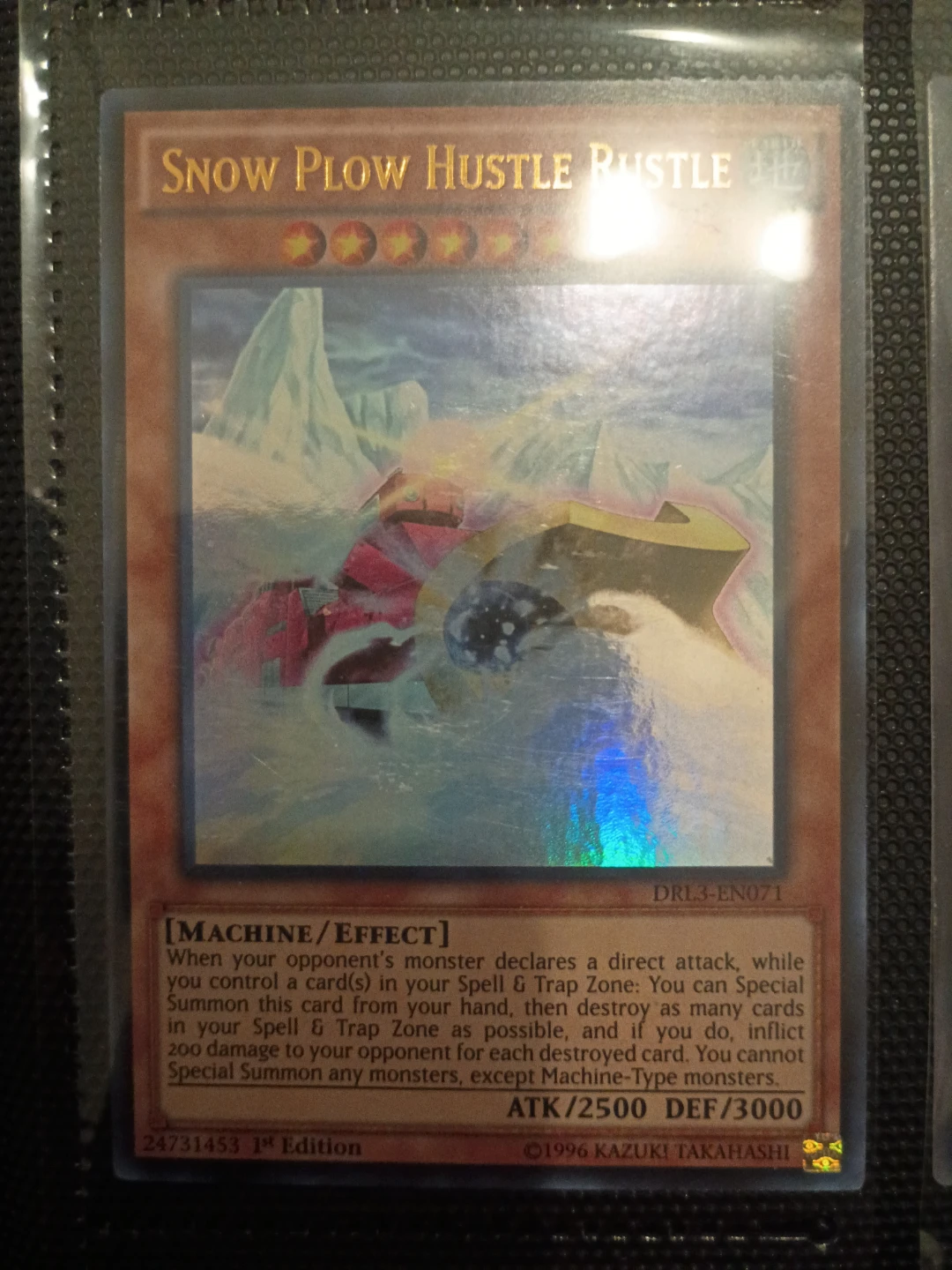 Yu-Gi-Oh! Snow Plow Hustle Rustle DRL3-EN071 Trading Card⚽