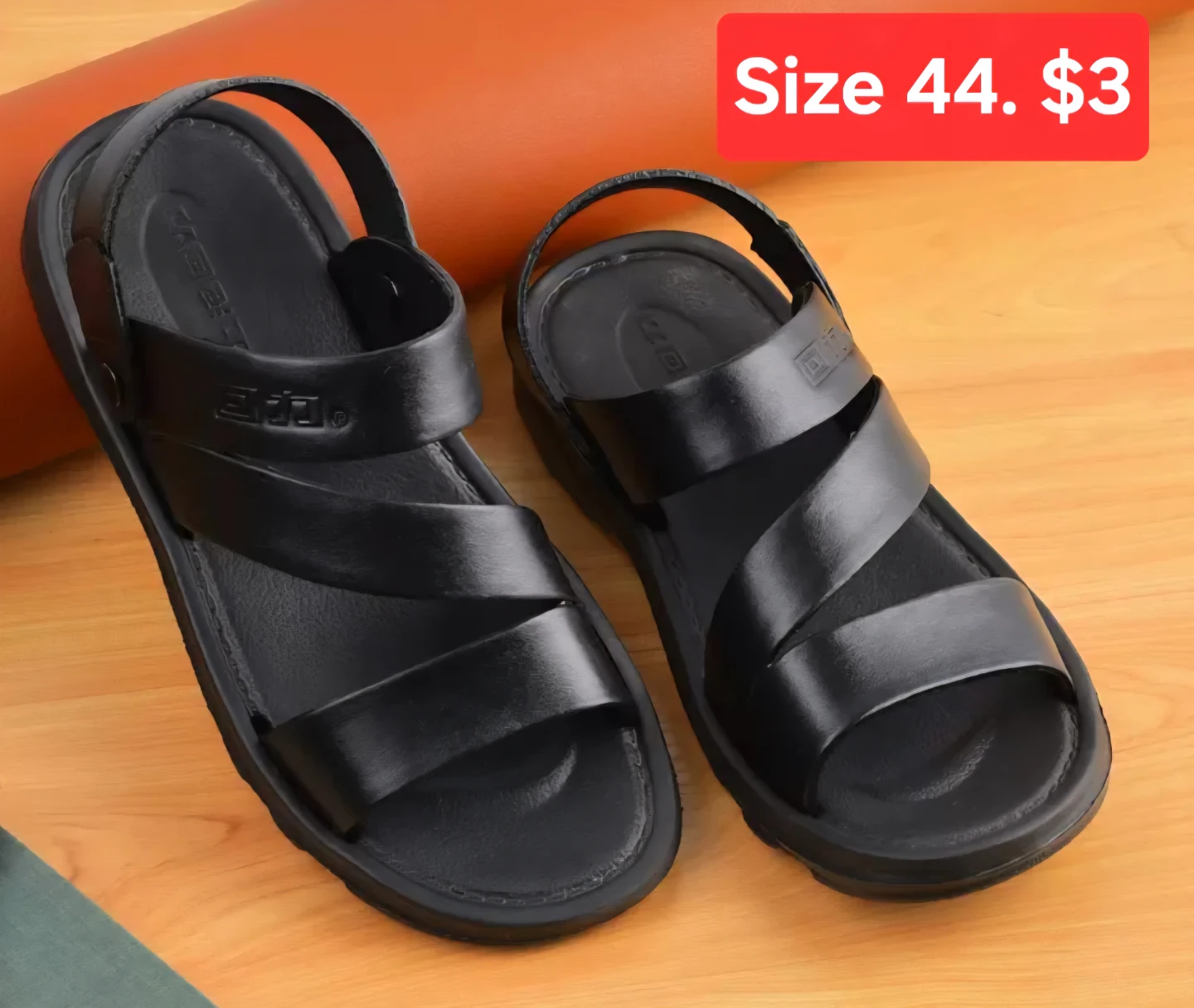 White "OK" Slides Size 44-45/10.5-11.5 - photo 2