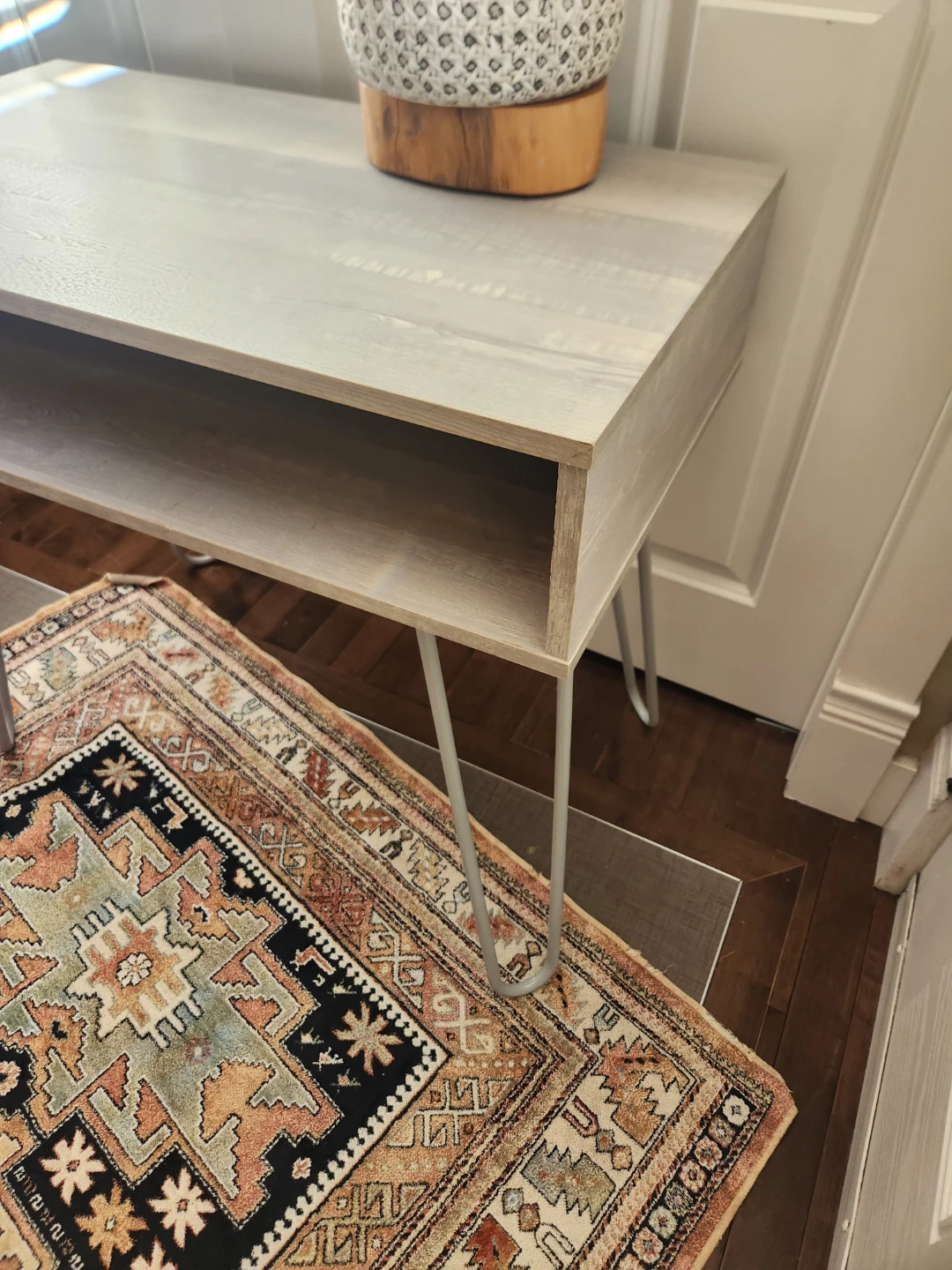 Gray Side Table OR desk with Hairpin Legs - photo 2