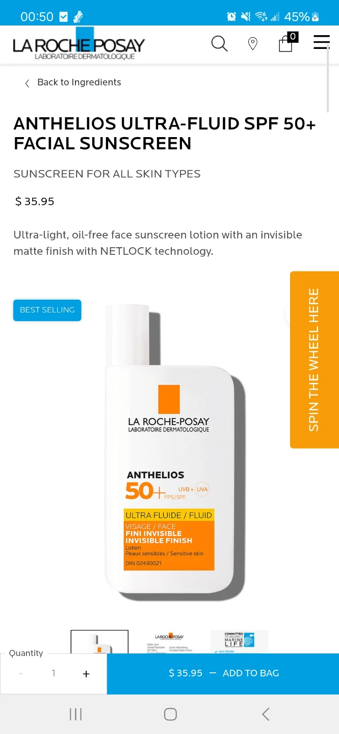 La Roche-Posay Hydrating Lotion, Ultra Fluid Sunscreens - photo 2