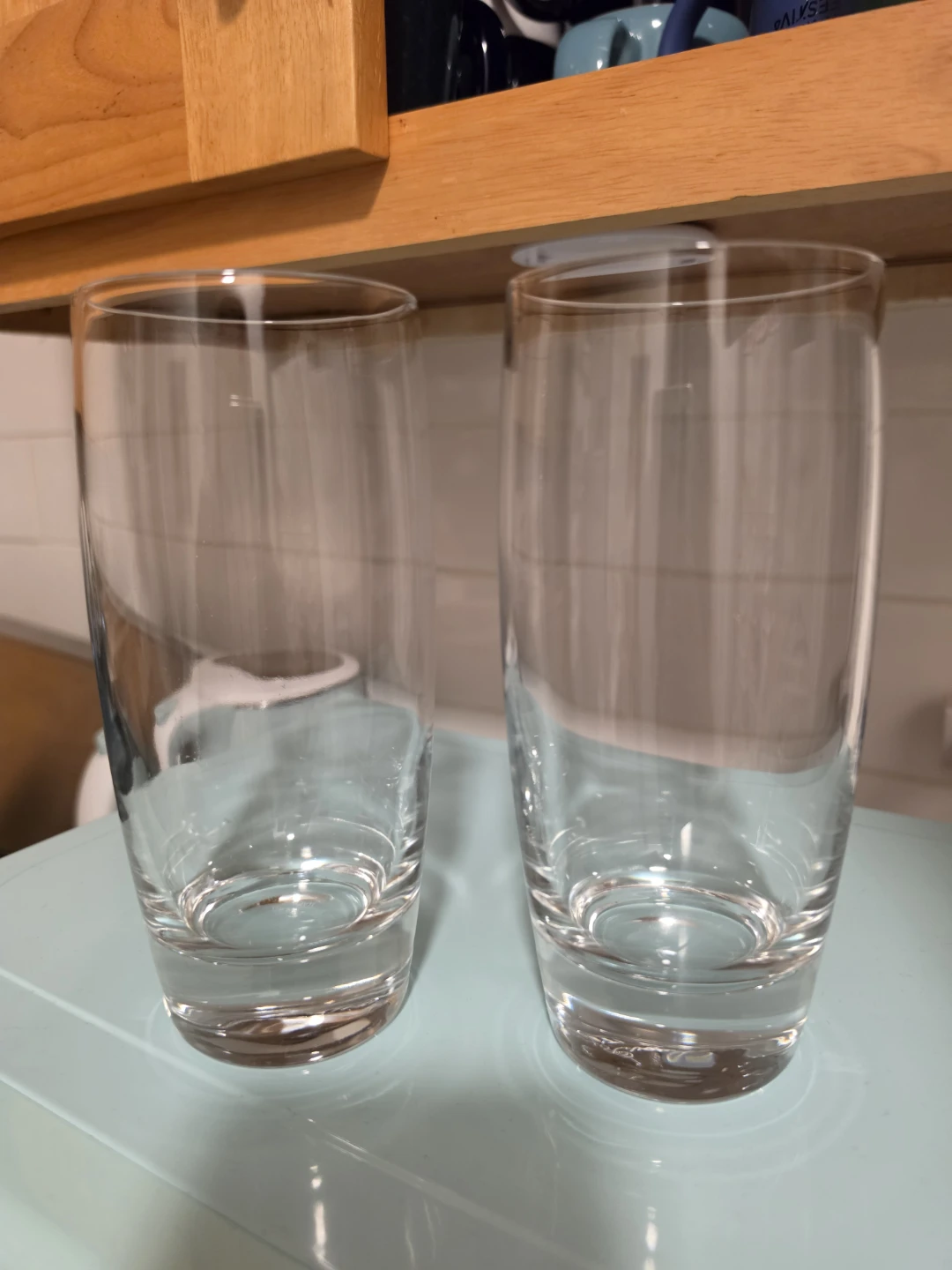 Set of 3 tall glasses