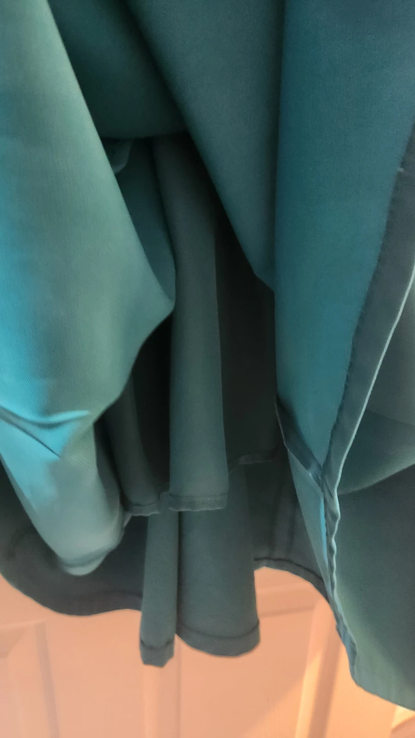 Teal Midi Pleated Skirt with Belt - photo 4